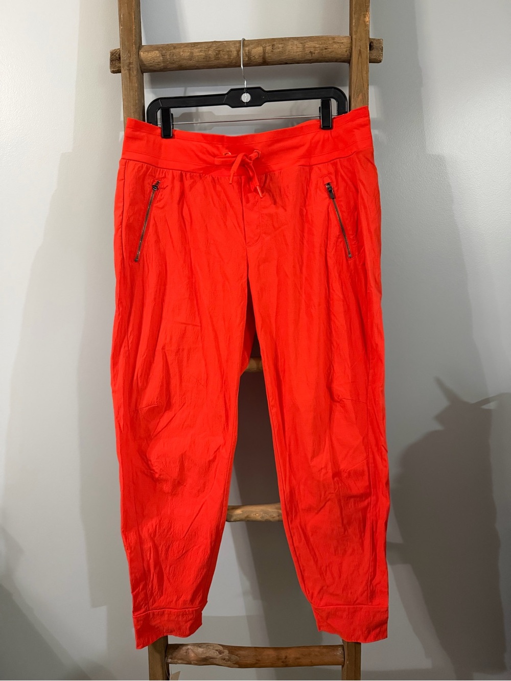 Athleta Men's Bright Orange Drawstring Joggers